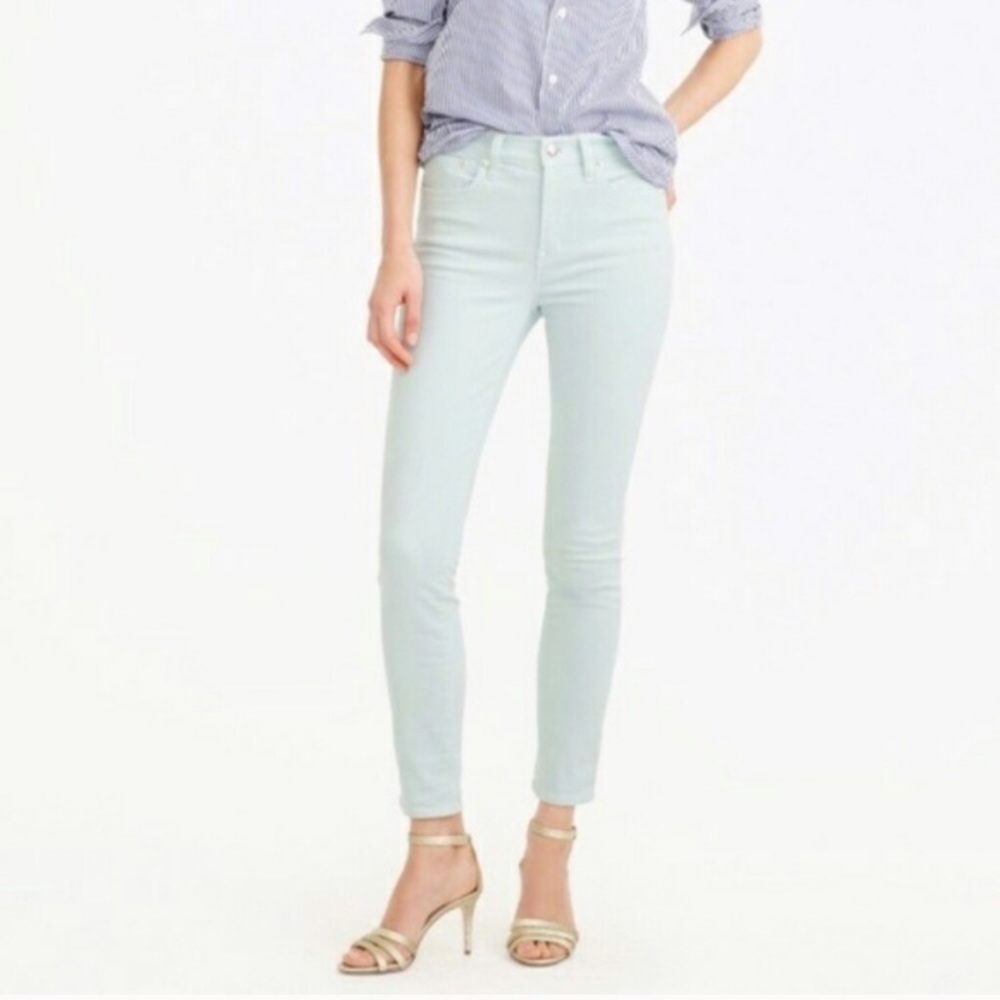 J. Crew Mint High Rise Jeans